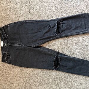 Ultra high rise straight jeans Abercrombie jeans